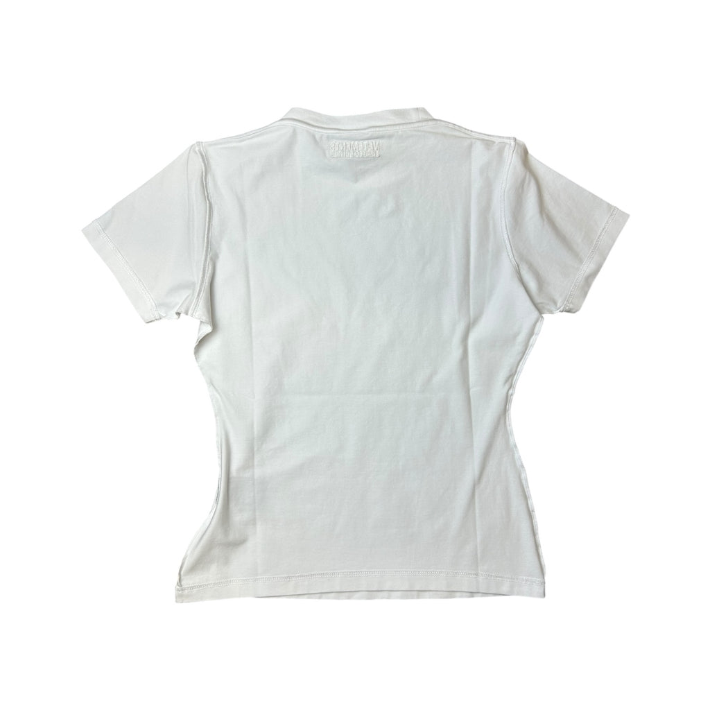 Vetements Women's White Slim Fit T-Shirt