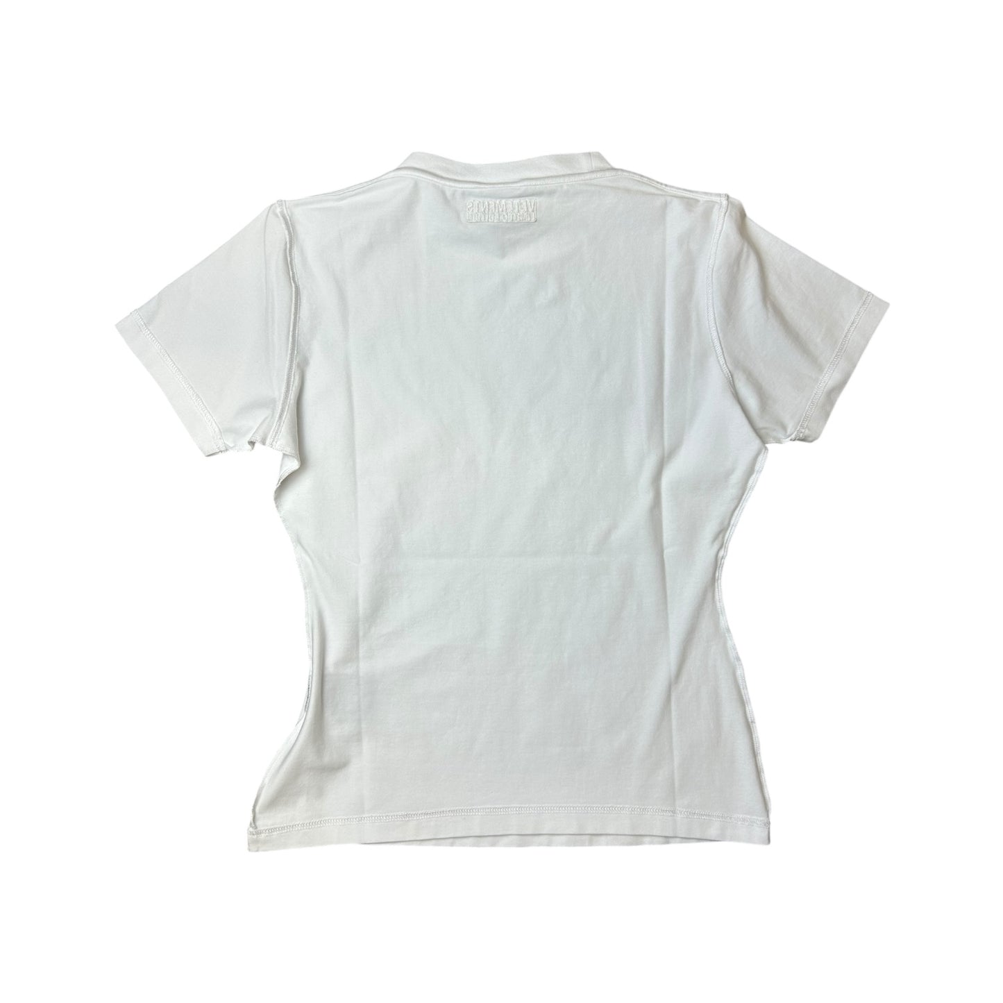 Vetements Women's White Slim Fit T-Shirt