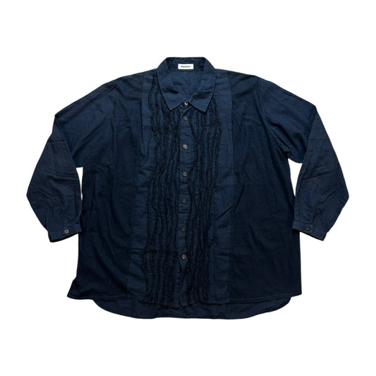 Issey Miyake Plantation layered shirt