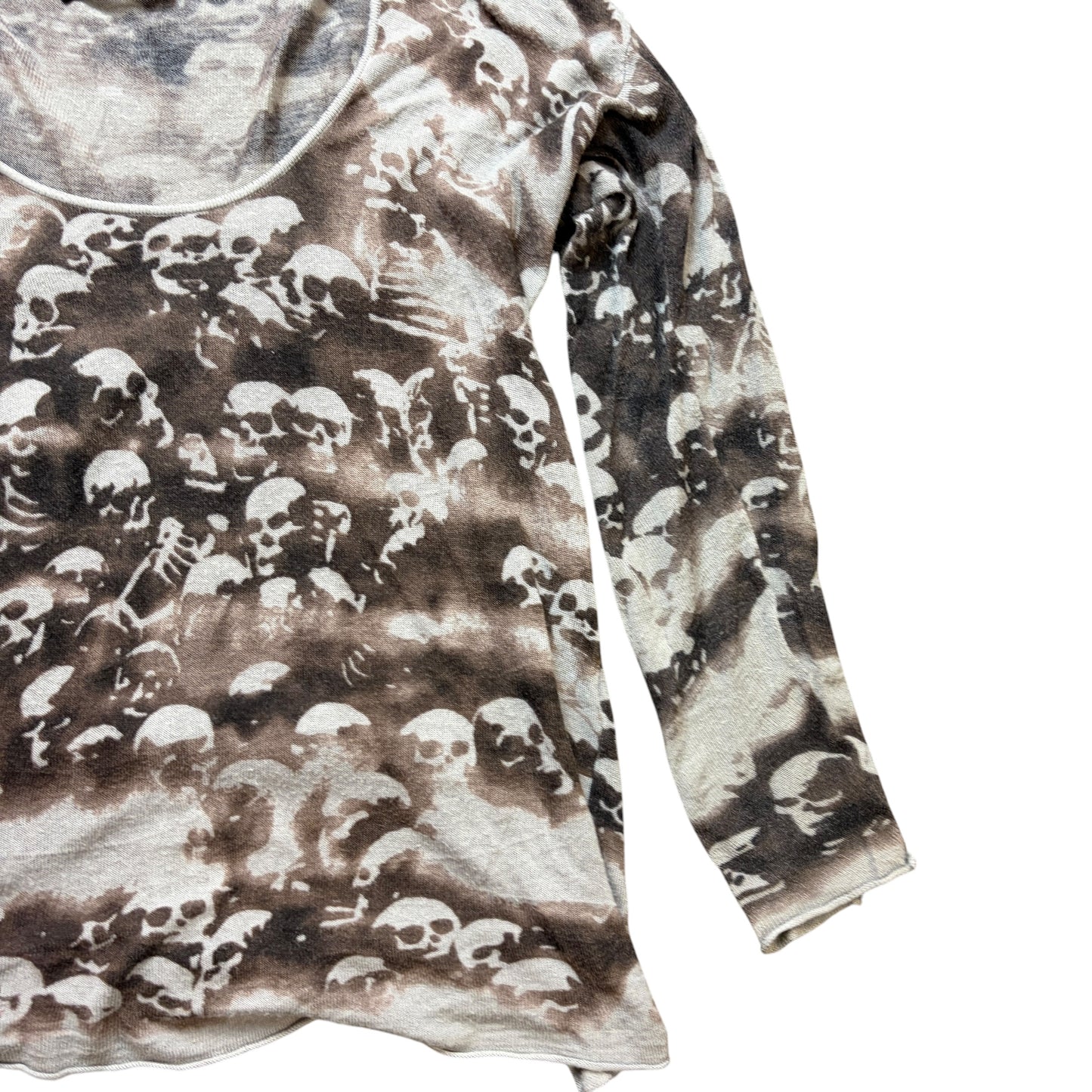 The Hysteric Glamour Skull Knitted Long Sleeve T-Shirt
