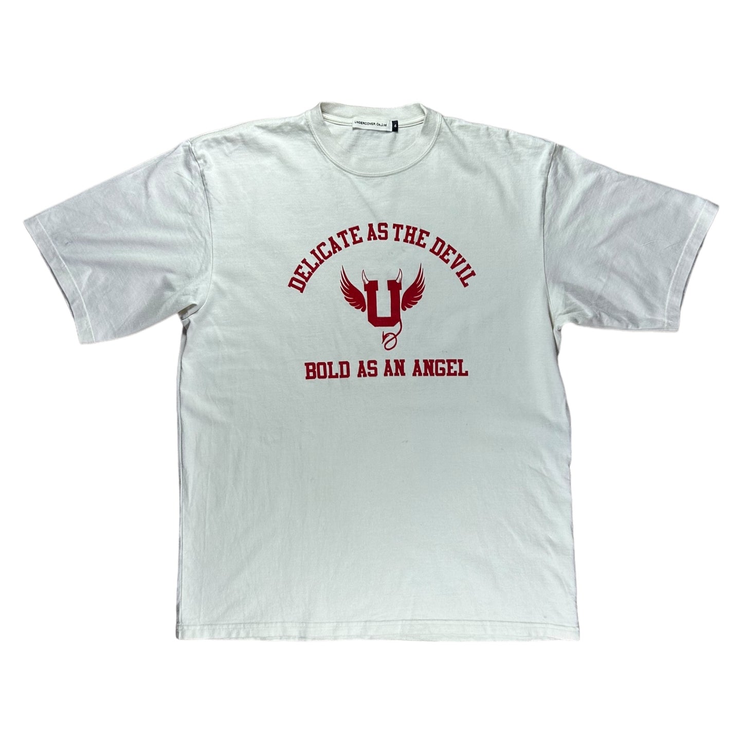 Undercover Delicate as the devil bold as an angel t- shirt