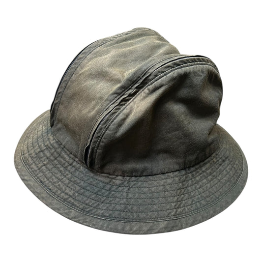 Yohji Yamamoto 80s zip pocket bucket hat