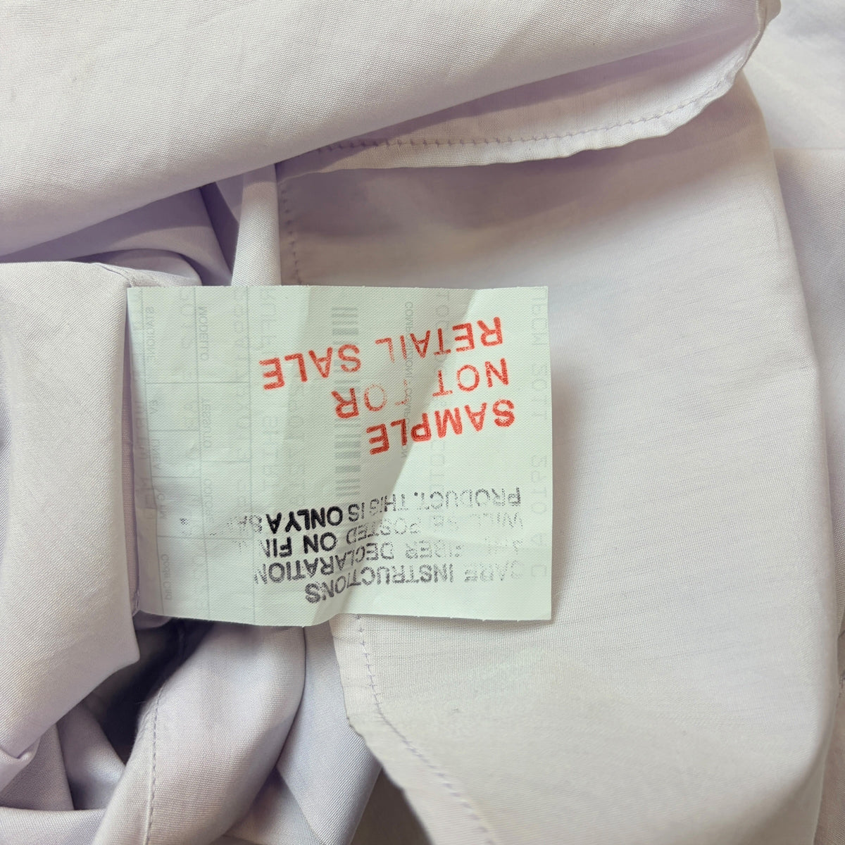 Alexander McQueen SAMPLE frilled shirt