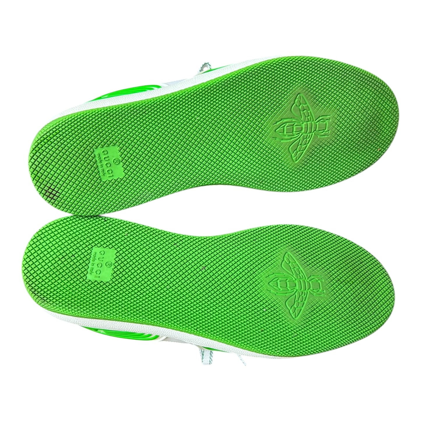 Gucci Basket Low White Demetra Green