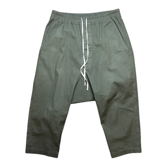 Rick Owens STROBE FW22 Green cropped trousers