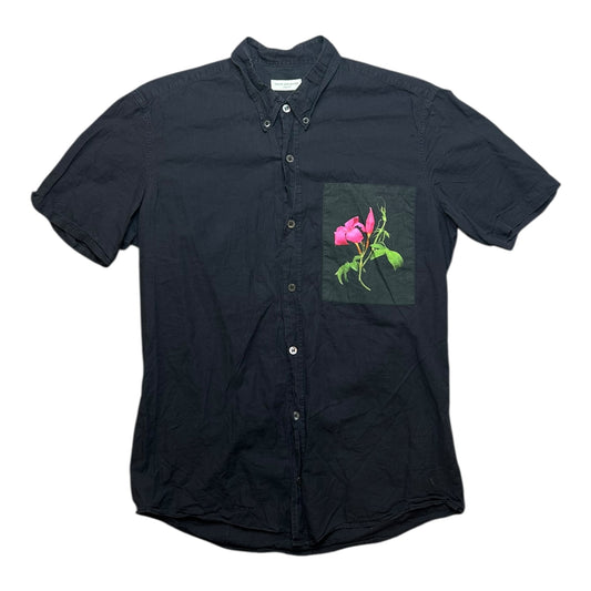 Dries Van Noten flower button up shirt