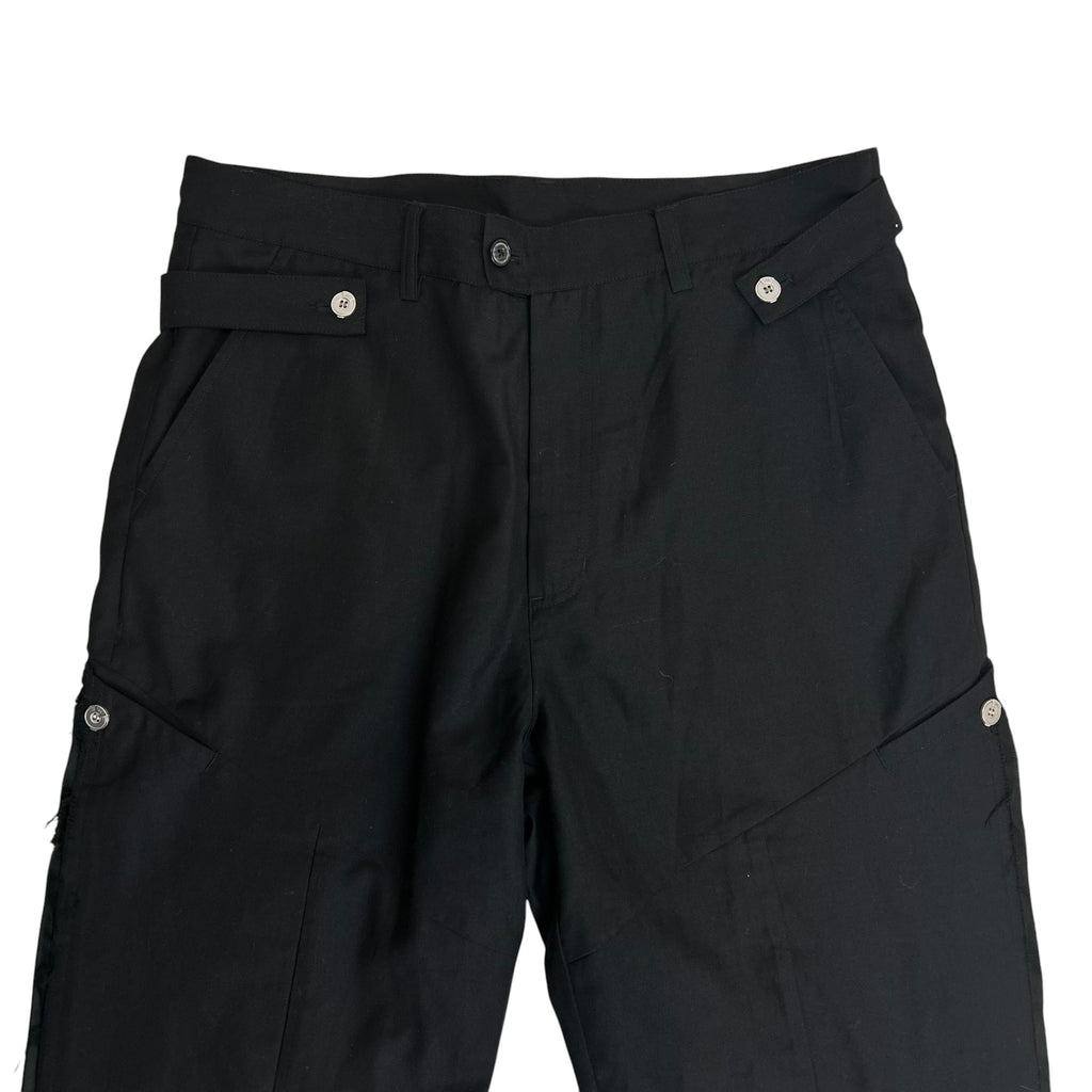 C2H4 Solemn multi pockets flared trousers