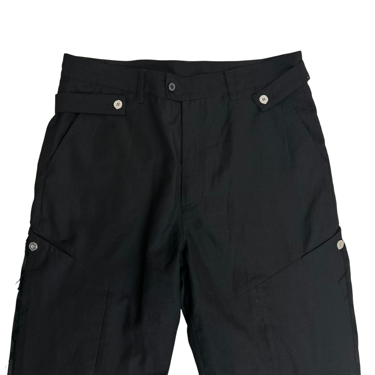 C2H4 Solemn multi pockets flared trousers