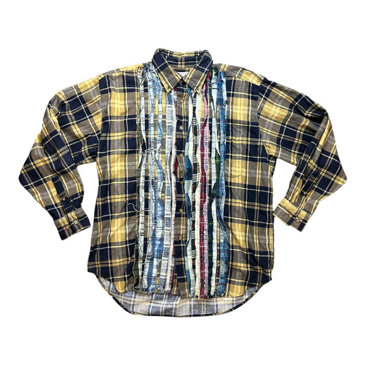 Needles rebuild flannel shirt