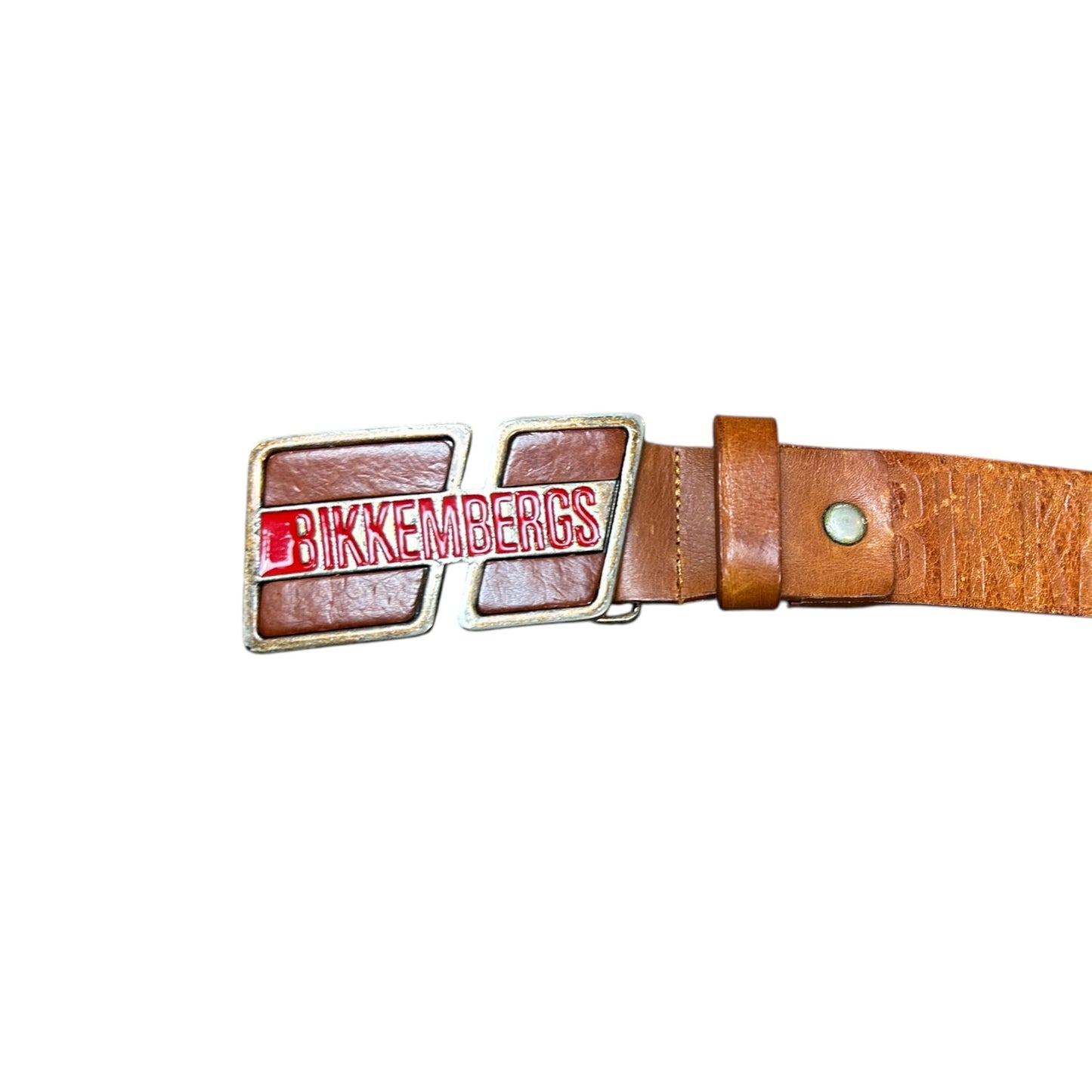 dirk bikkemberg 90s leather belt