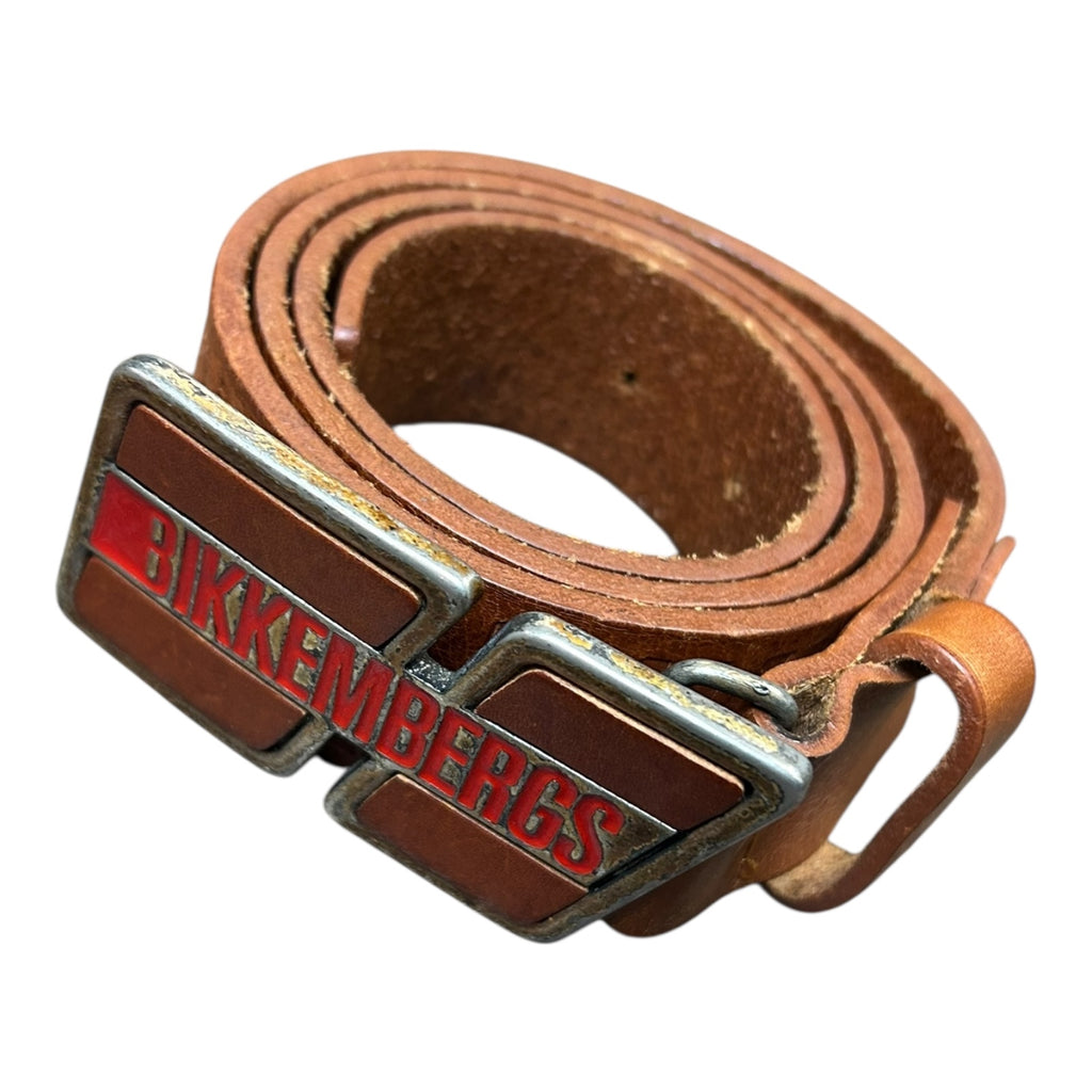 dirk bikkemberg 90s leather belt