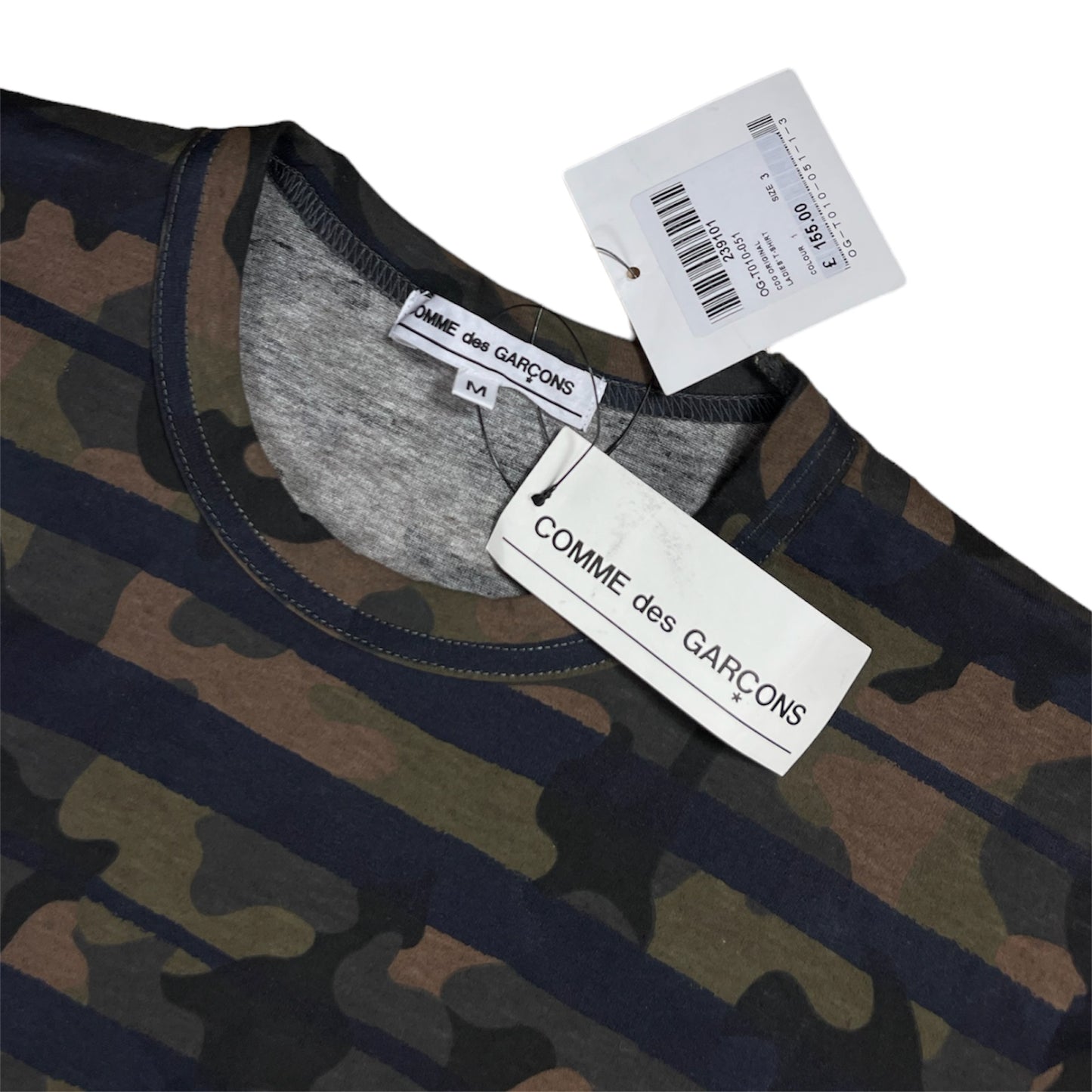 Comme des garcon striped camo 2011 long-sleeve