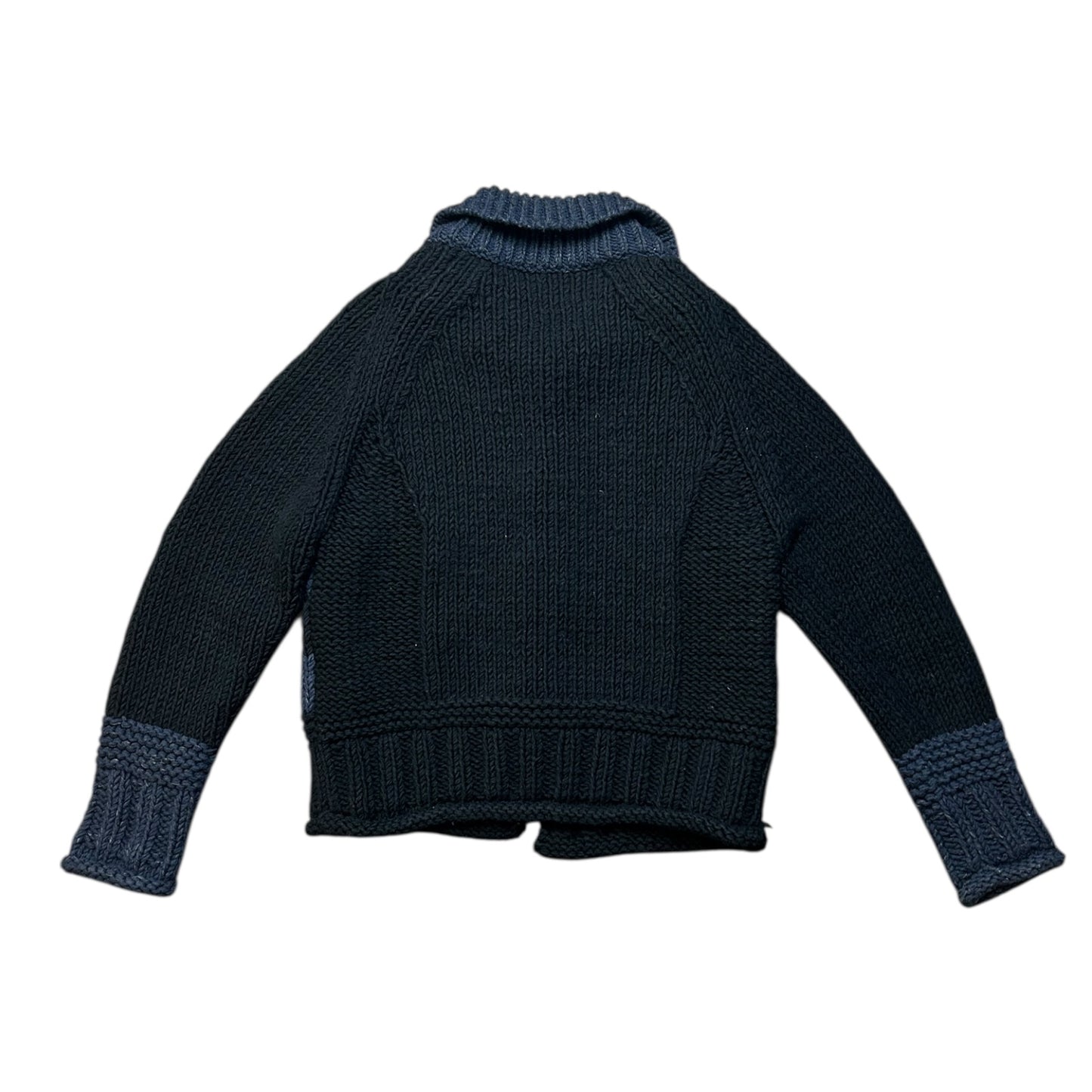 Yohji Yamamoto heavy knitted cardigan