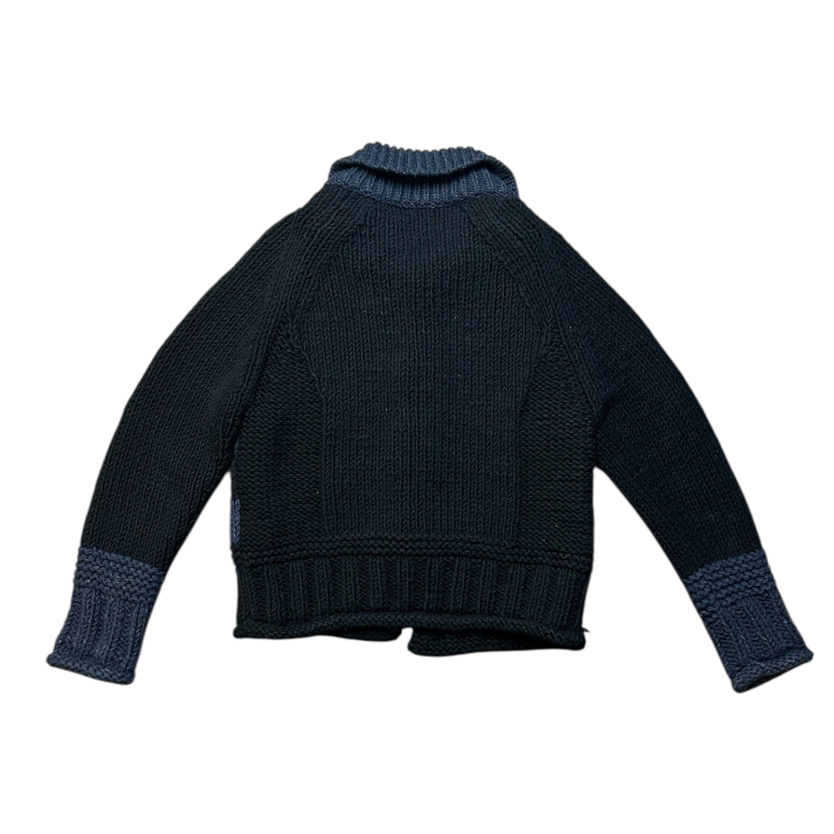 Yohji Yamamoto heavy knitted cardigan