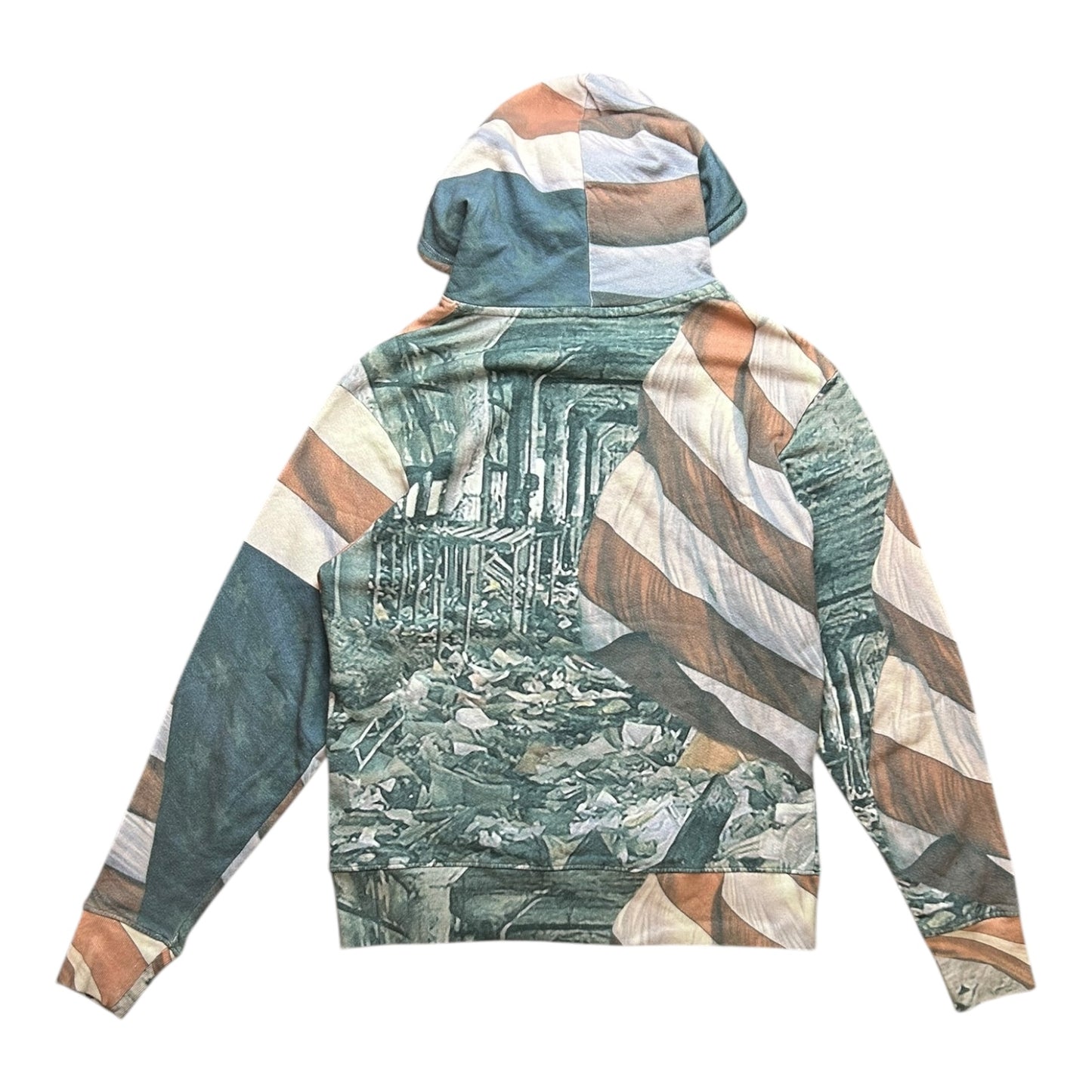 424 Detroit Printed Loopback Cotton Jersey Hoodie