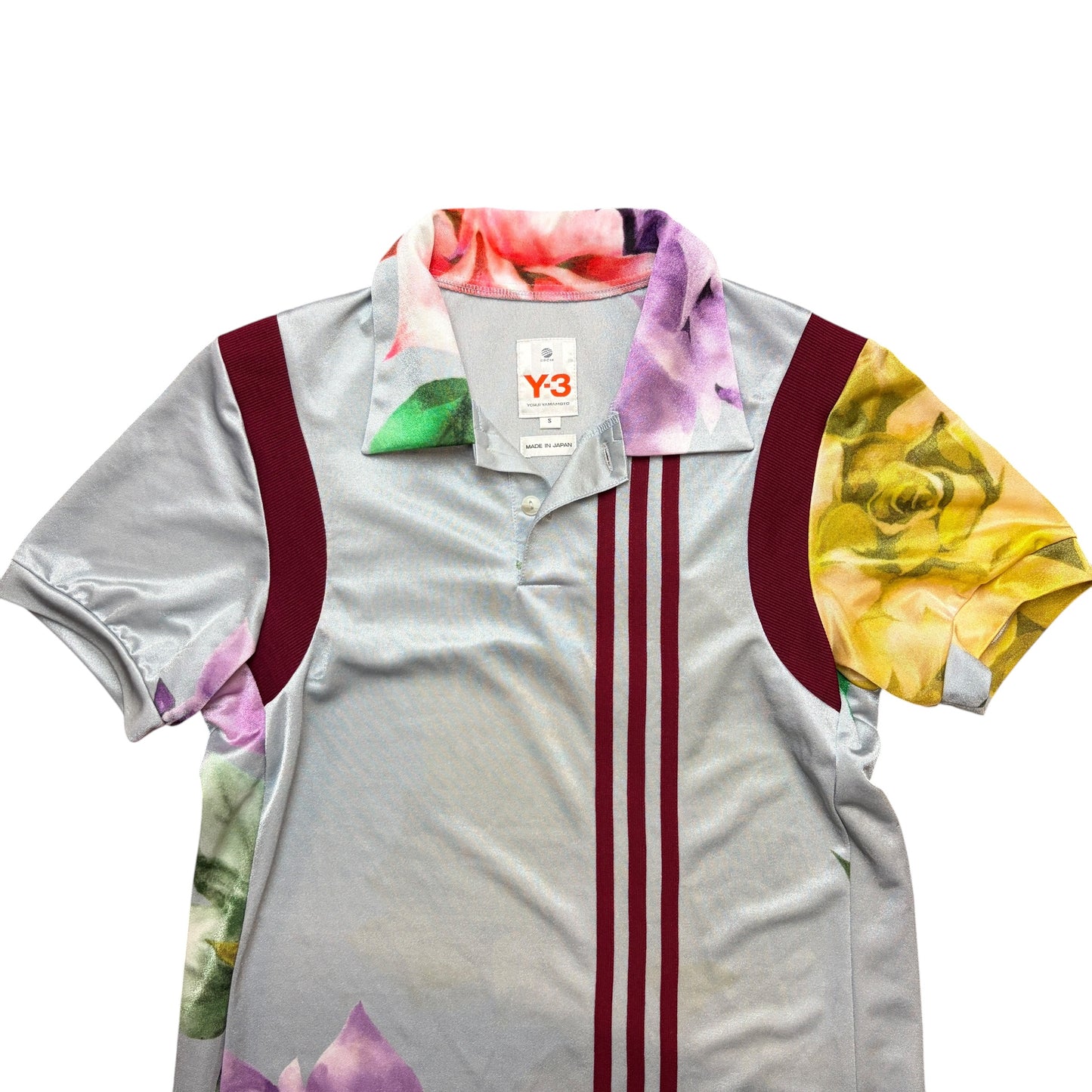 Y-3 Ss03 Yohji Yamamoto Floral Polo Dress