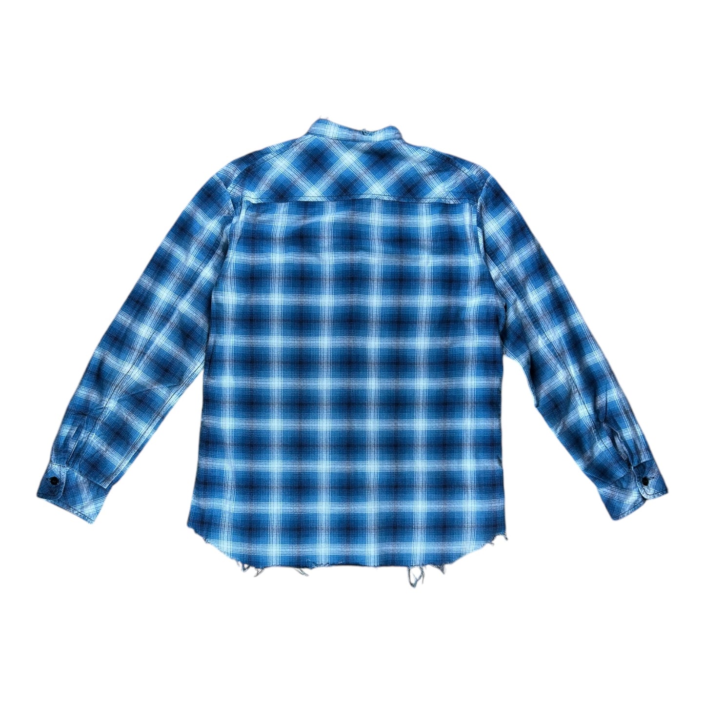 Number (N)ine distressed flannel shirt