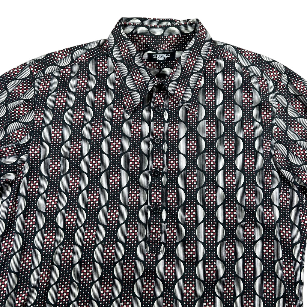 Tornado mart half button up shirt