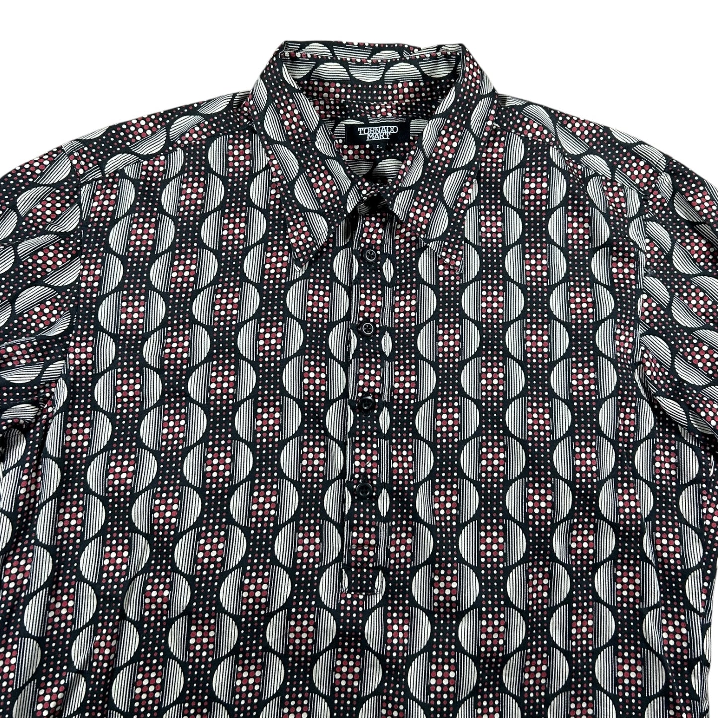 Tornado mart half button up shirt