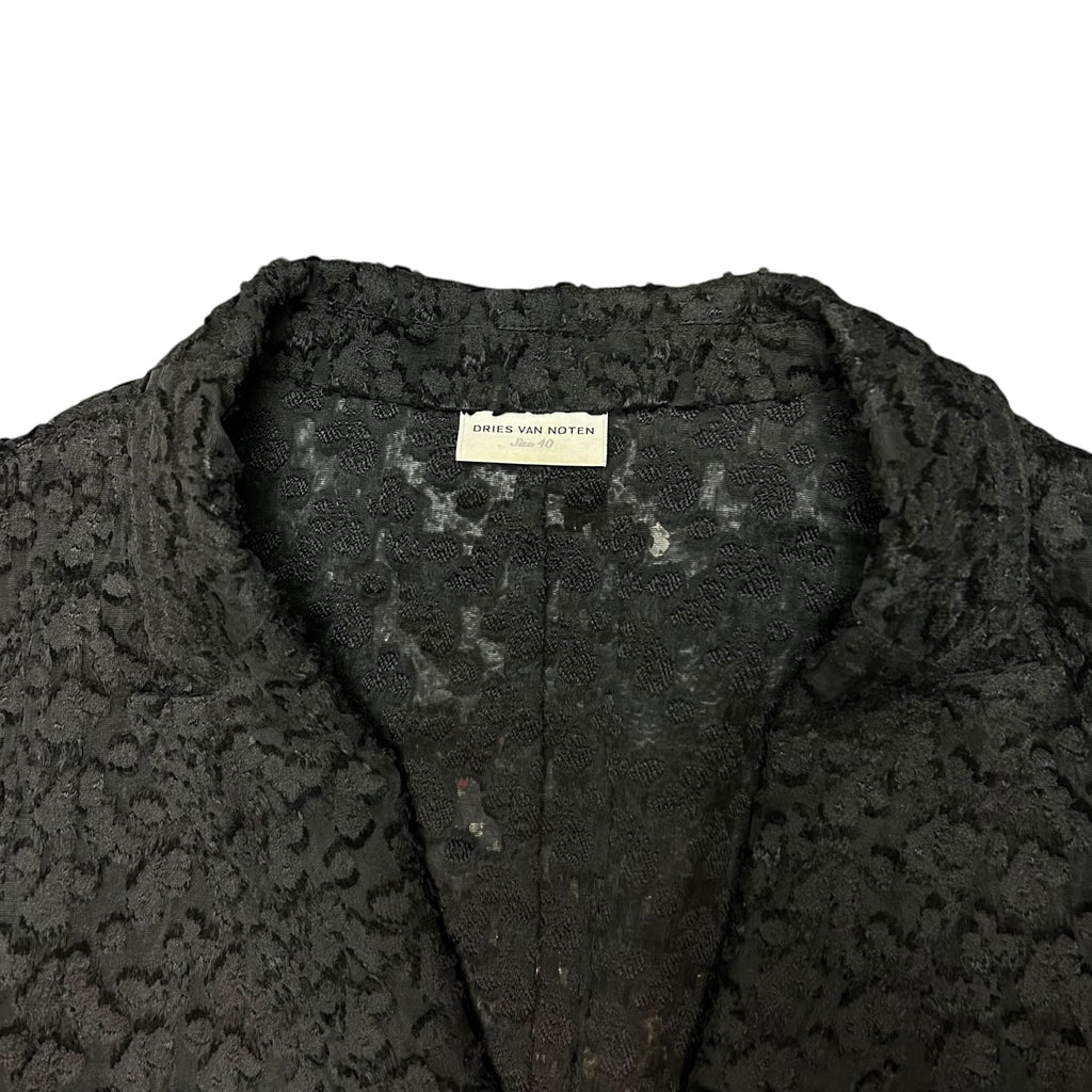 Dries Van Noten textured laced blazer