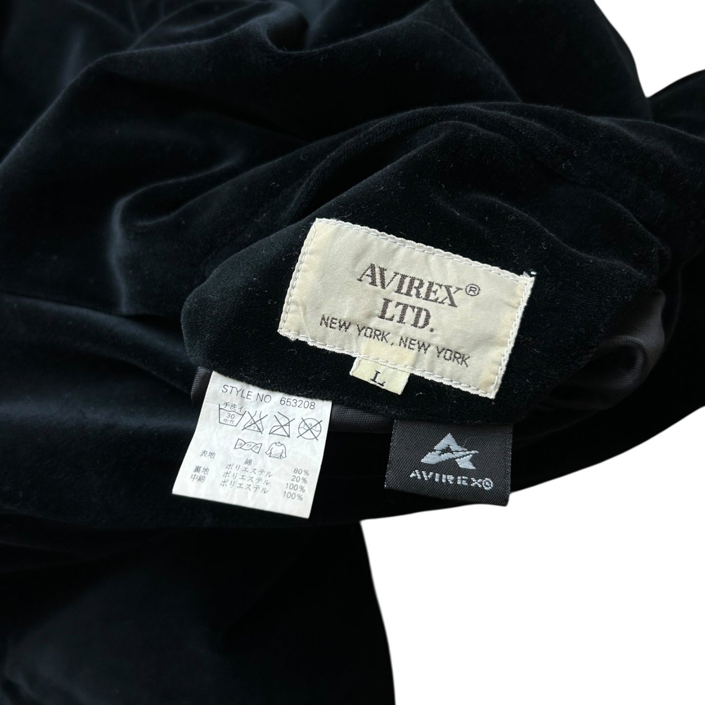 AVIREX USA limited edition velvet bomber Jacket