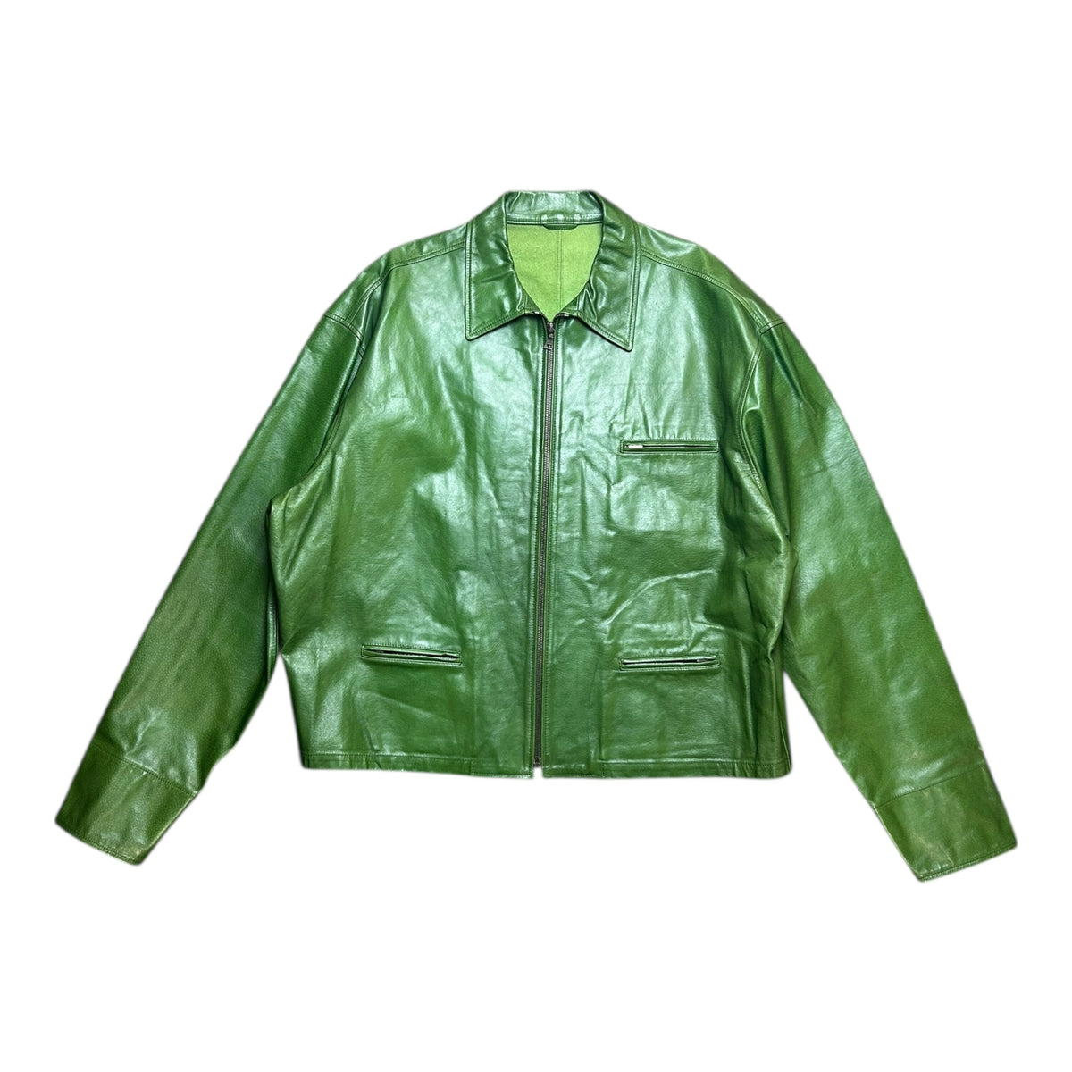 Jil sander 90’s lamb leather jacket