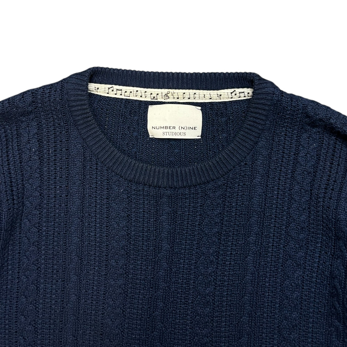Number (N)ine cable knit jumper