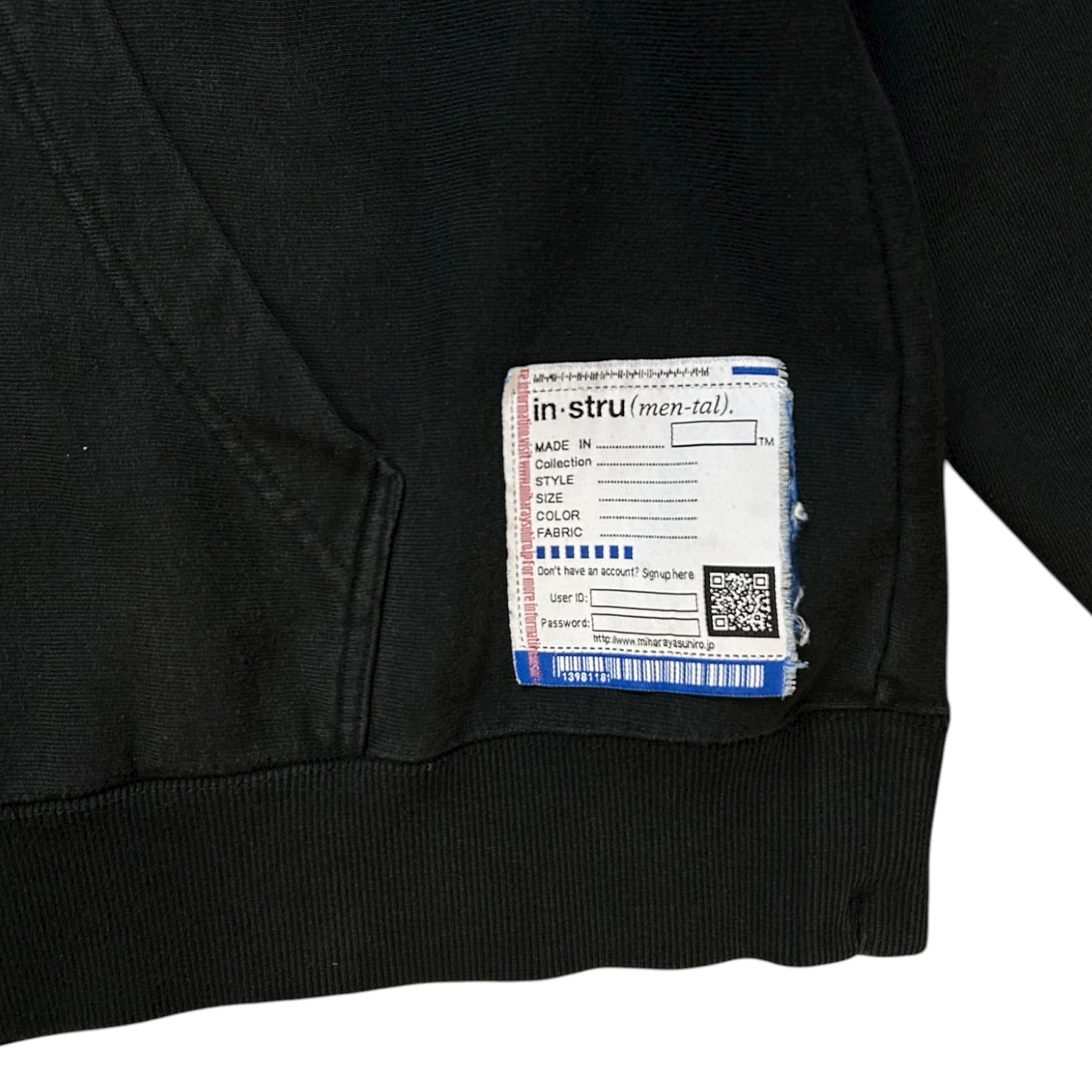 Maison Mihara Yasuhiro instrumental Hoodie