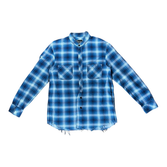 Number (N)ine distressed flannel shirt