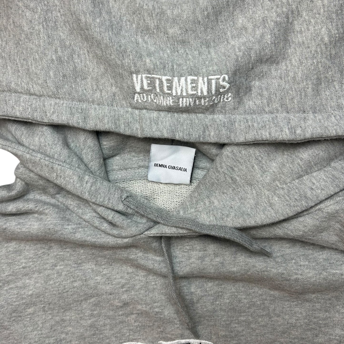 Vetements Eyes hoodie maxi dress