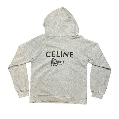Celine Classic Fleece Sweatshirt With Invitation Show Print