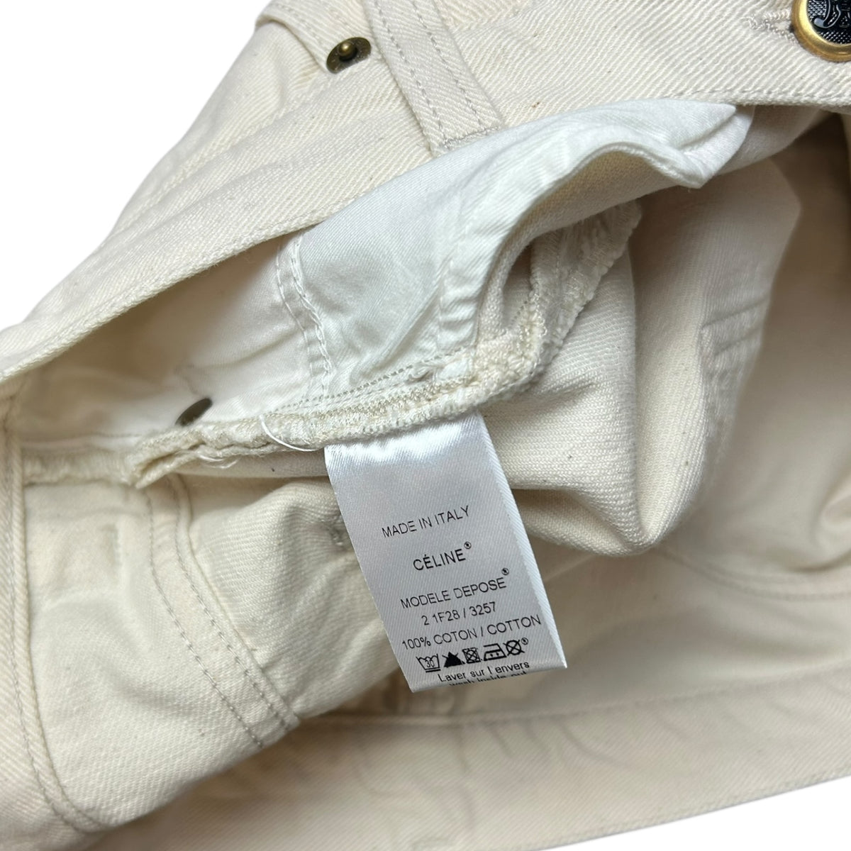 Celine cream jeans