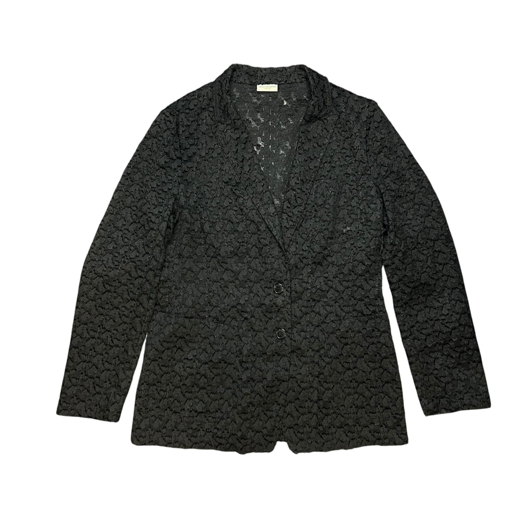 Dries Van Noten textured laced blazer