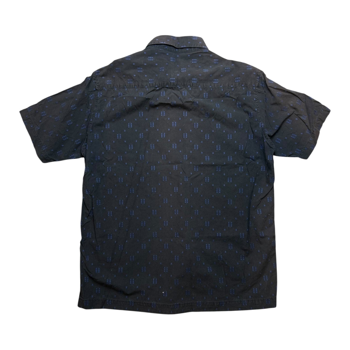 Yohji Yamamoto AAR embroidered button up short sleeve shirt