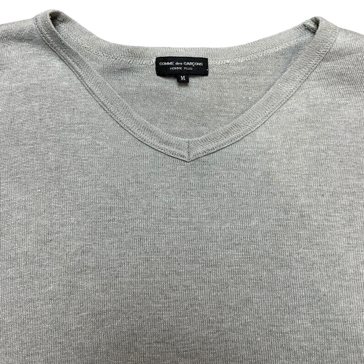 Comme des Garçons Homme Plus 1996 grey V-neck T-shirt