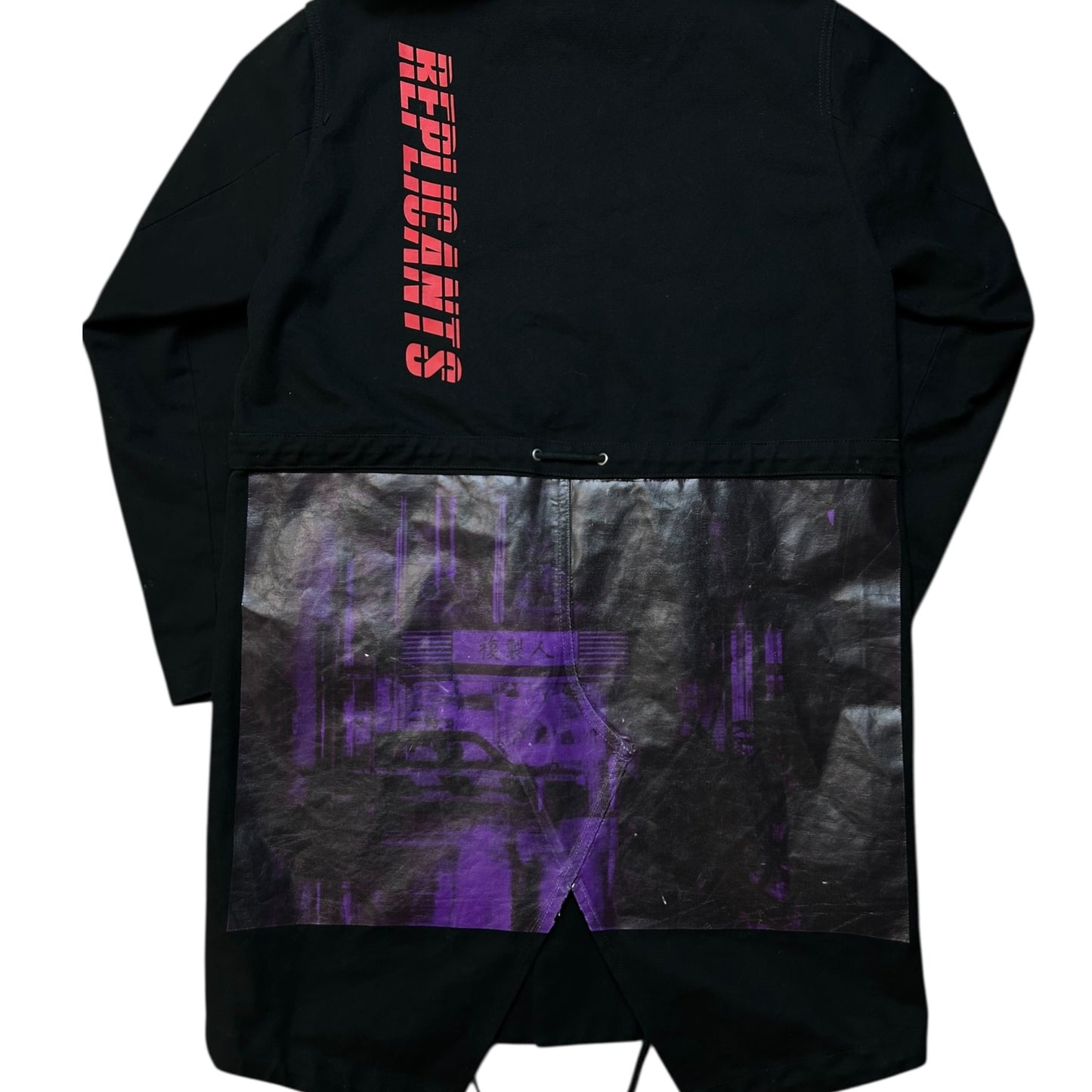 Raf Simons Fishtail Parka Replicants Hooded Cotton SS18