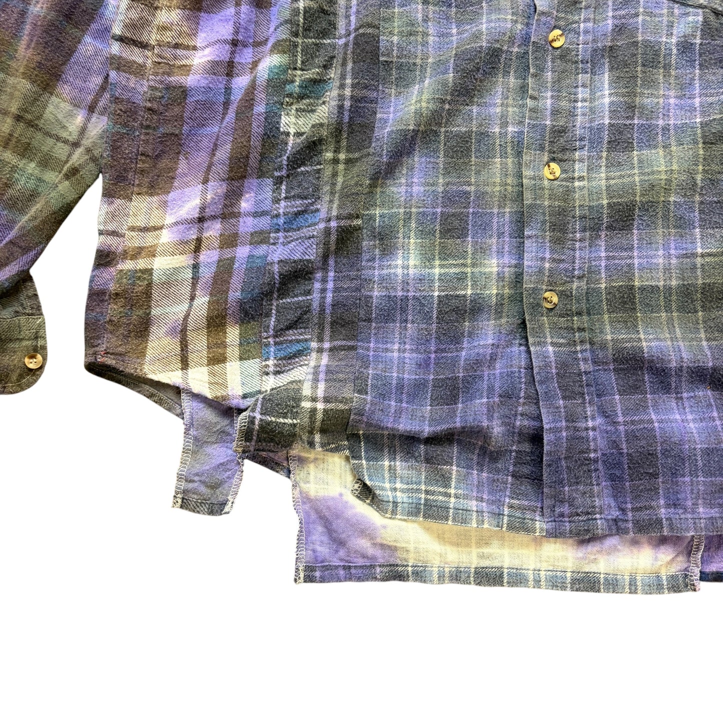 Needles Rebuild 7 Cut Flannel Shirt