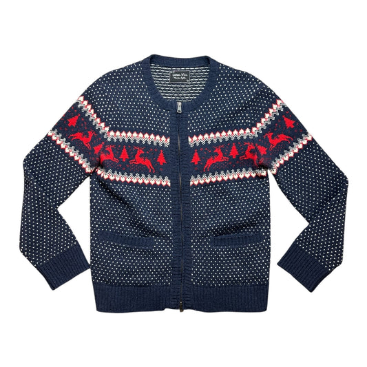 Number (N)ine AW08 Knitted zip up cardigan