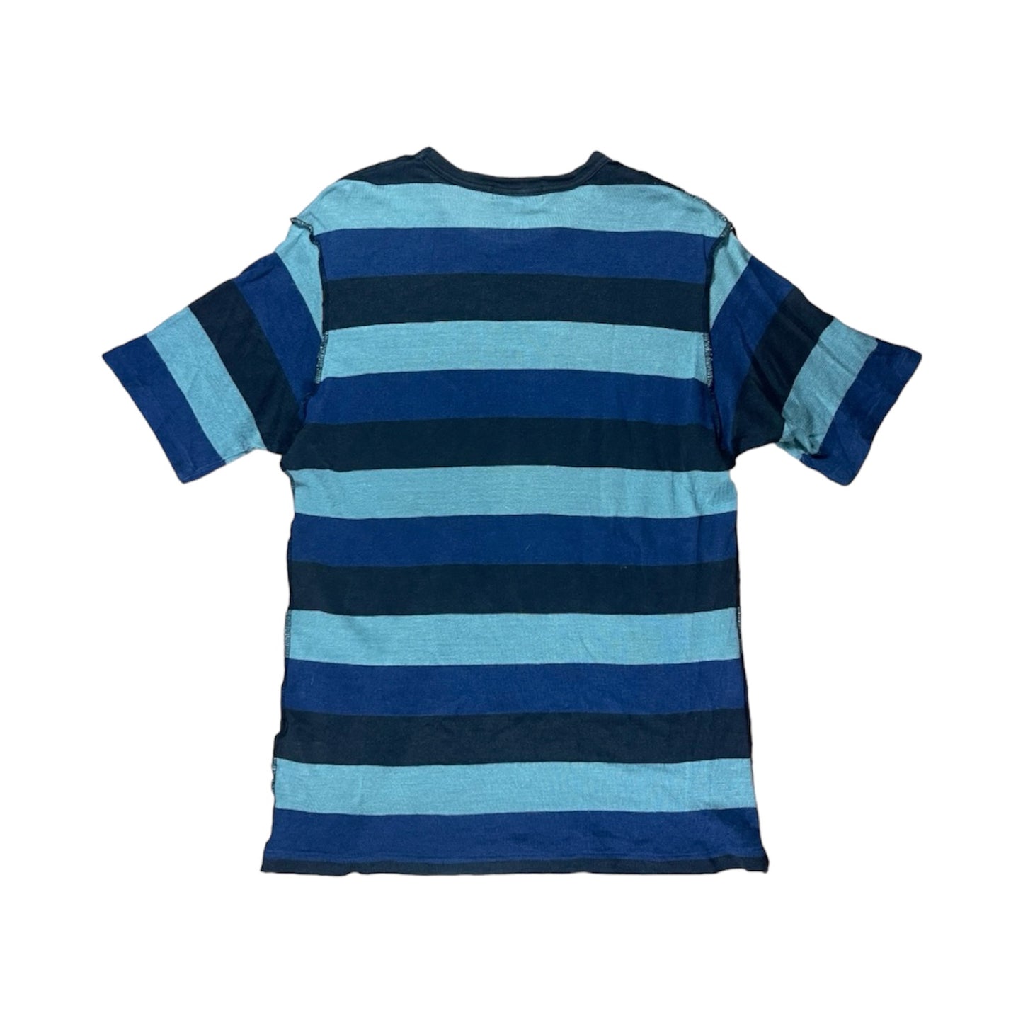 Yohji Yamamoto Pour Homme striped knitted reverse T-shirt