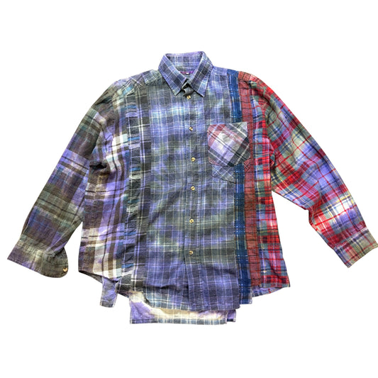Needles Rebuild 7 Cut Flannel Shirt