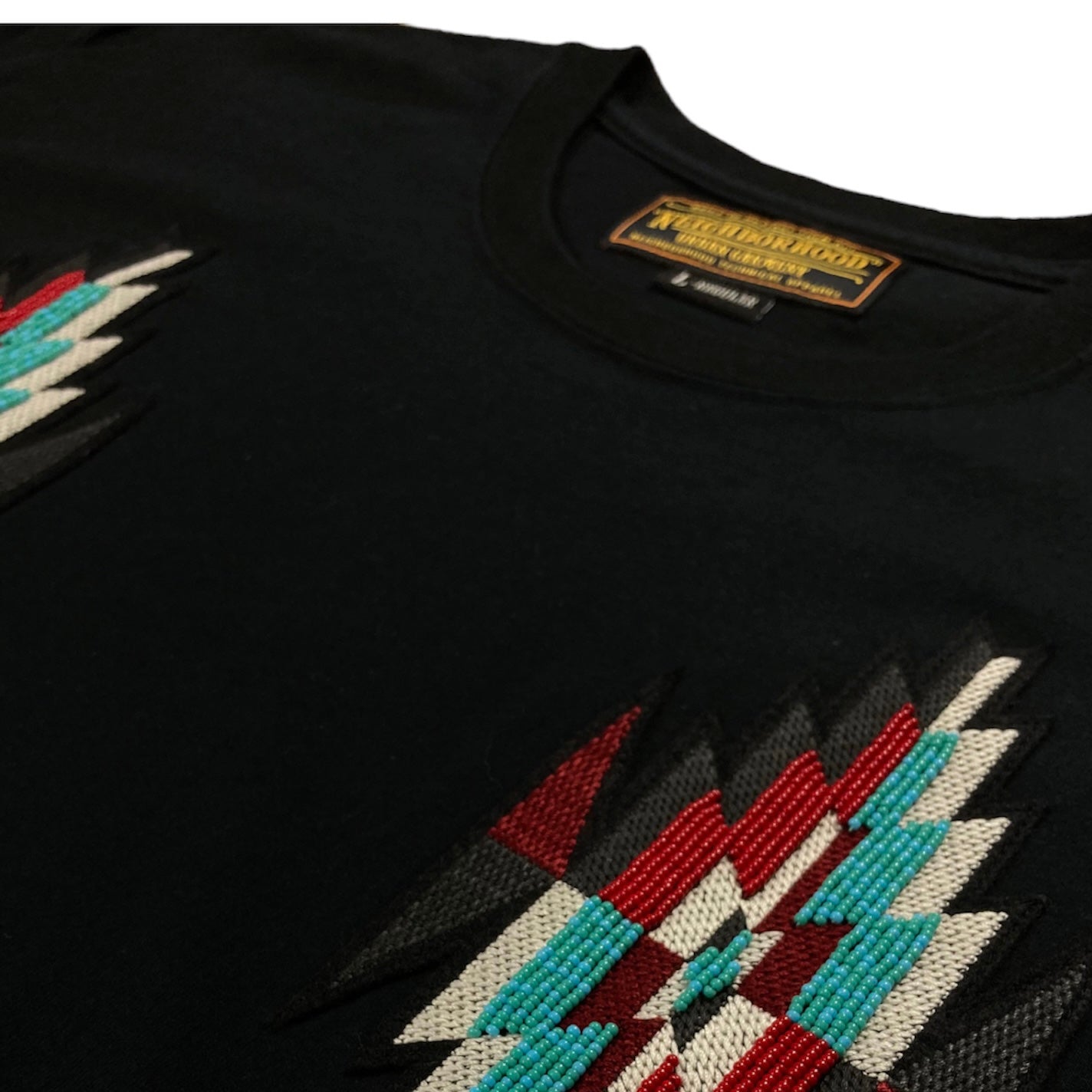 Neighbourhood Tribal Beaded T-Shirt