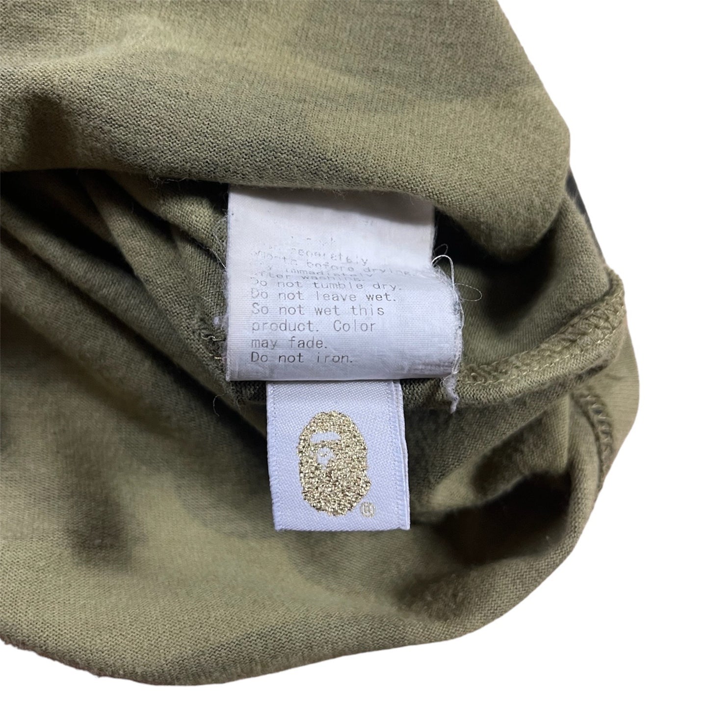 A Bathing Ape (BAPE) 1st camo spell out T-shirt