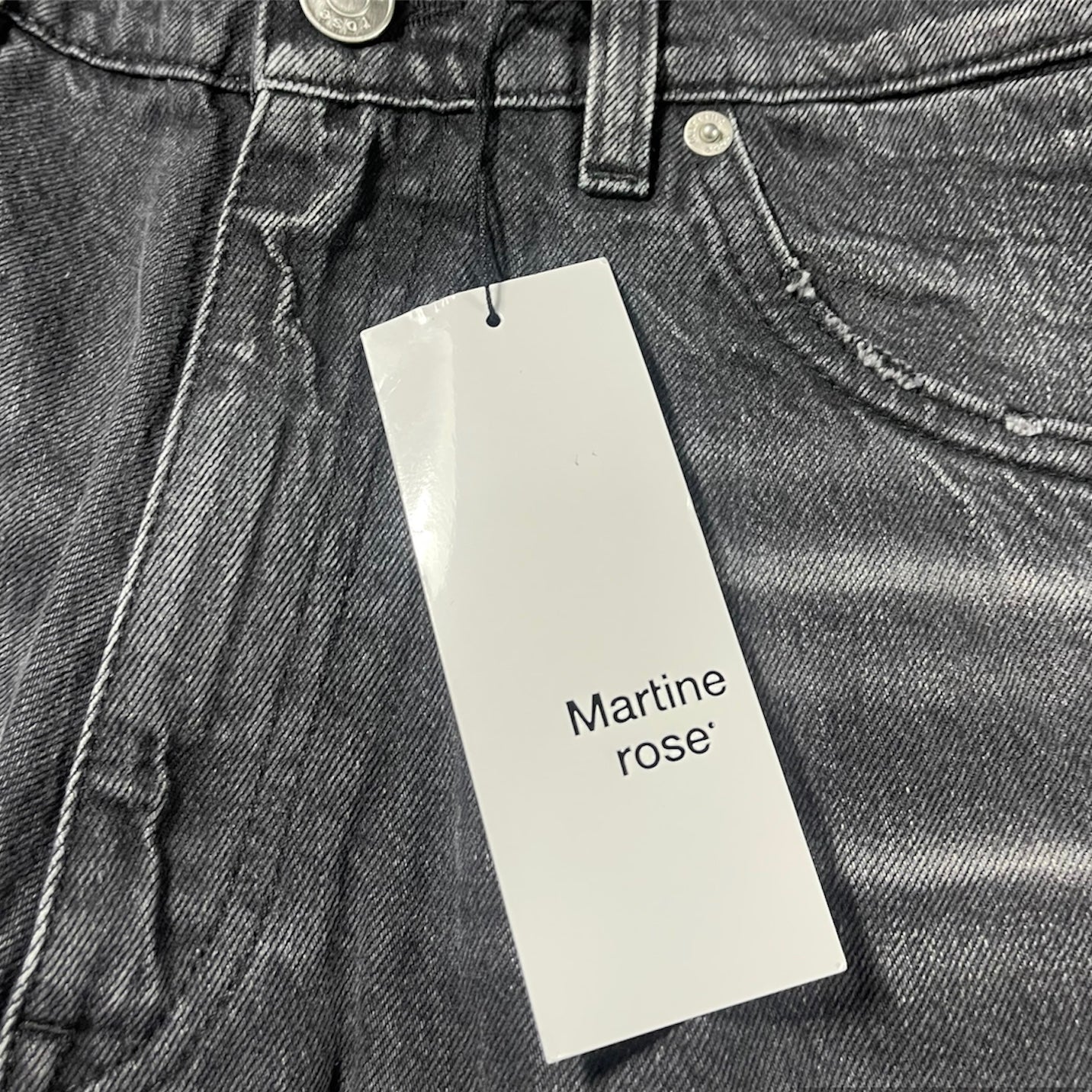 Martine Rose twist-loop straight-leg jeans