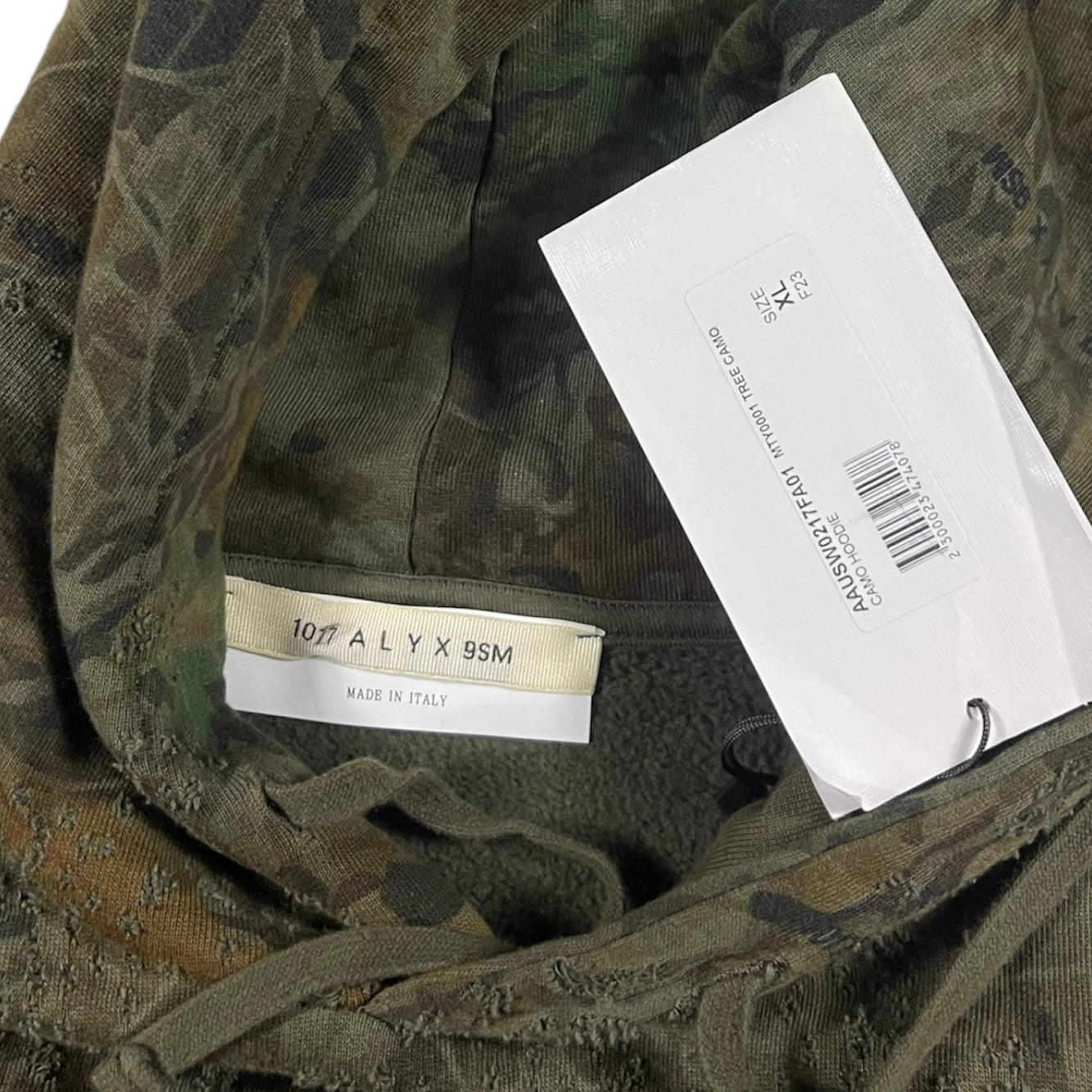 1017 ALYX 9SM Khaki Camo Hoodie