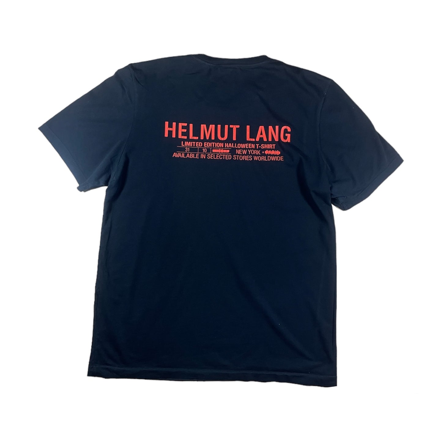 Helmut Lang Halloween limited edition t-shirt