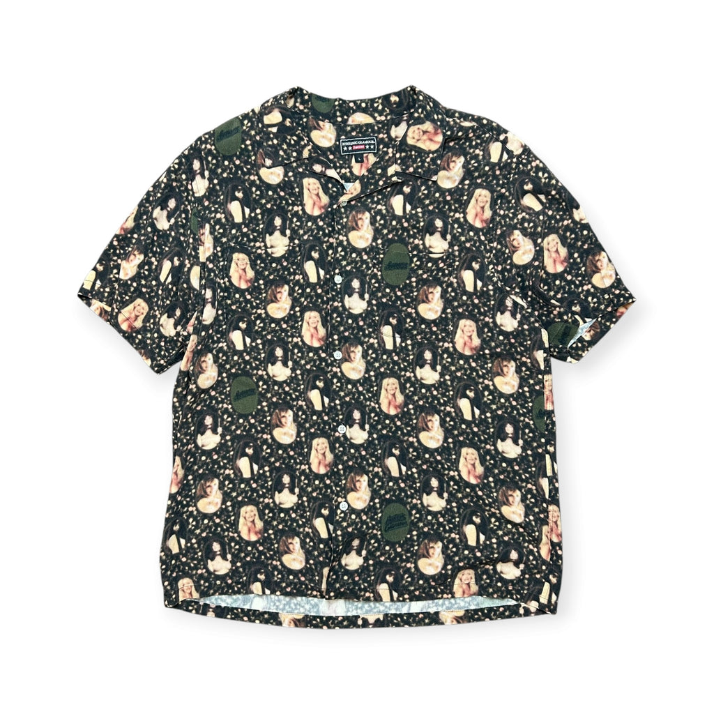 Supreme x Hysteric Glamour SS21 Blurred Girls Rayon Short-Sleeve Shirt