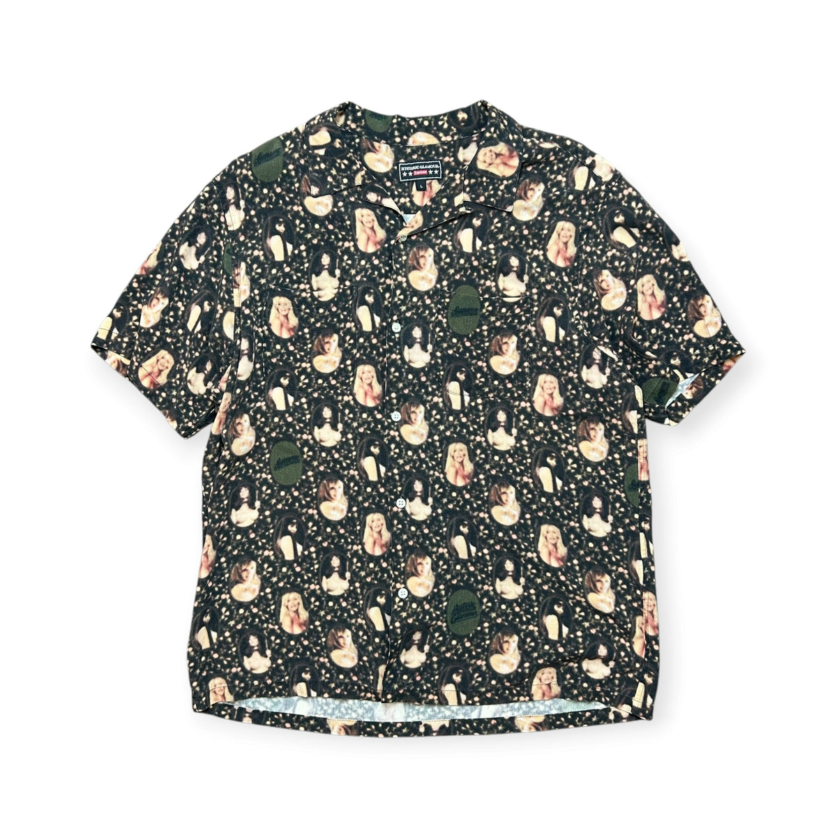 Supreme x Hysteric Glamour SS21 Blurred Girls Rayon Short-Sleeve Shirt